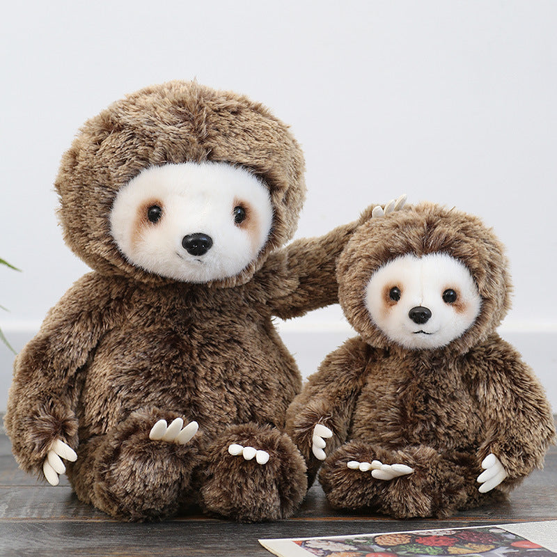 35CM Sloth Dolls Soft Cuddly Wild Animals Plush Toy Birthday Gift For Kids Baby Mascot Halloween Xmas Gifts