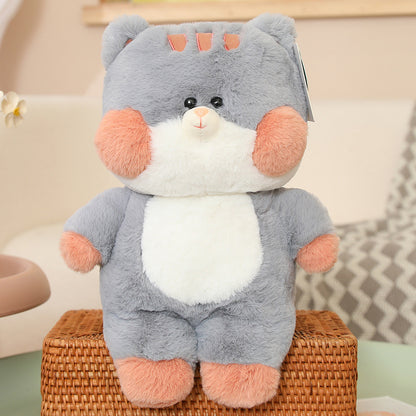 50CM Kawaii Pet Cat Dog Rabbit Bear Frog Soft Stuffed Dolls Animals Plush Toys Birthday For Kids Xmas Gift Home Decor