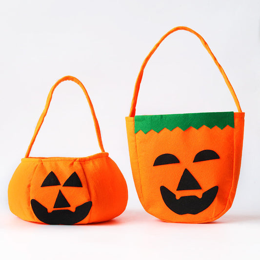 10 Pcs Pumpkin Bags Tote Bags Candy Bags For Adult Kids Halloween Accessory Props