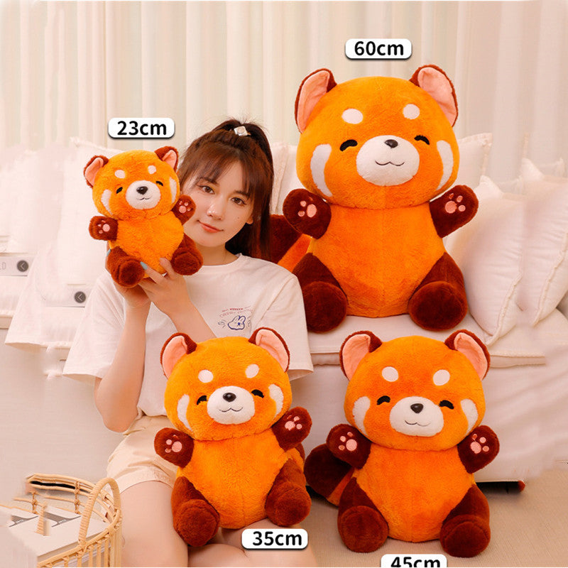 60CM Raccoon Red Bear Pillow Animals Dolls Soft Toy Birthday Gift For Kids Baby Mascot Xmas Gifts