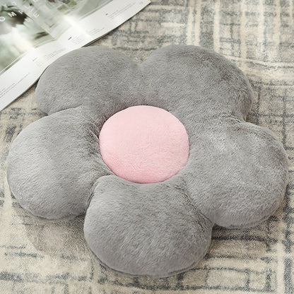 35CM Colorful Flower Cushions Pillows Toy Cartoon Soft Stuffed Dolls Mascot Birthday Xmas Gift