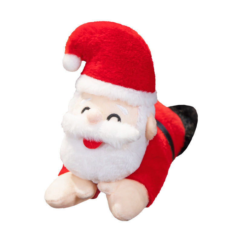 25CM Santa Claus/Snowman/Elk Plush Toy Dolls Stuffed Birthday Xmas Gifts For Kids Children Christmas Decor