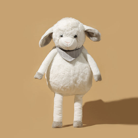 26CM Cute Scarf Sheep Plush Toys Stuffed Animal Dolls For Kids Children Birthday Xmas Gift