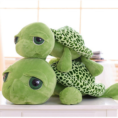 20CM Cartoon Plush Tortoise Lovely Green Big Eyes Turtle Soft Stuffed Animal Dolls Toy For Kids Baby Xmas Gifts