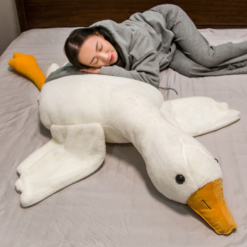 190CM Fat White Geese Pillow Plush Toys Cartoon Swan Soft Stuffed Anim –  TittatyUK