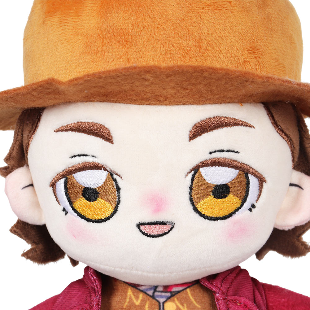 25CM Wonka Cosplay Plush Toys Cartoon Soft Stuffed Dolls Mascot Birthday Xmas Gift