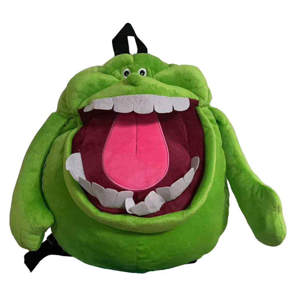 33CM Green Glutton Slimer Cosplay Backpack 3D Print School Bag Rucksack For Men Women