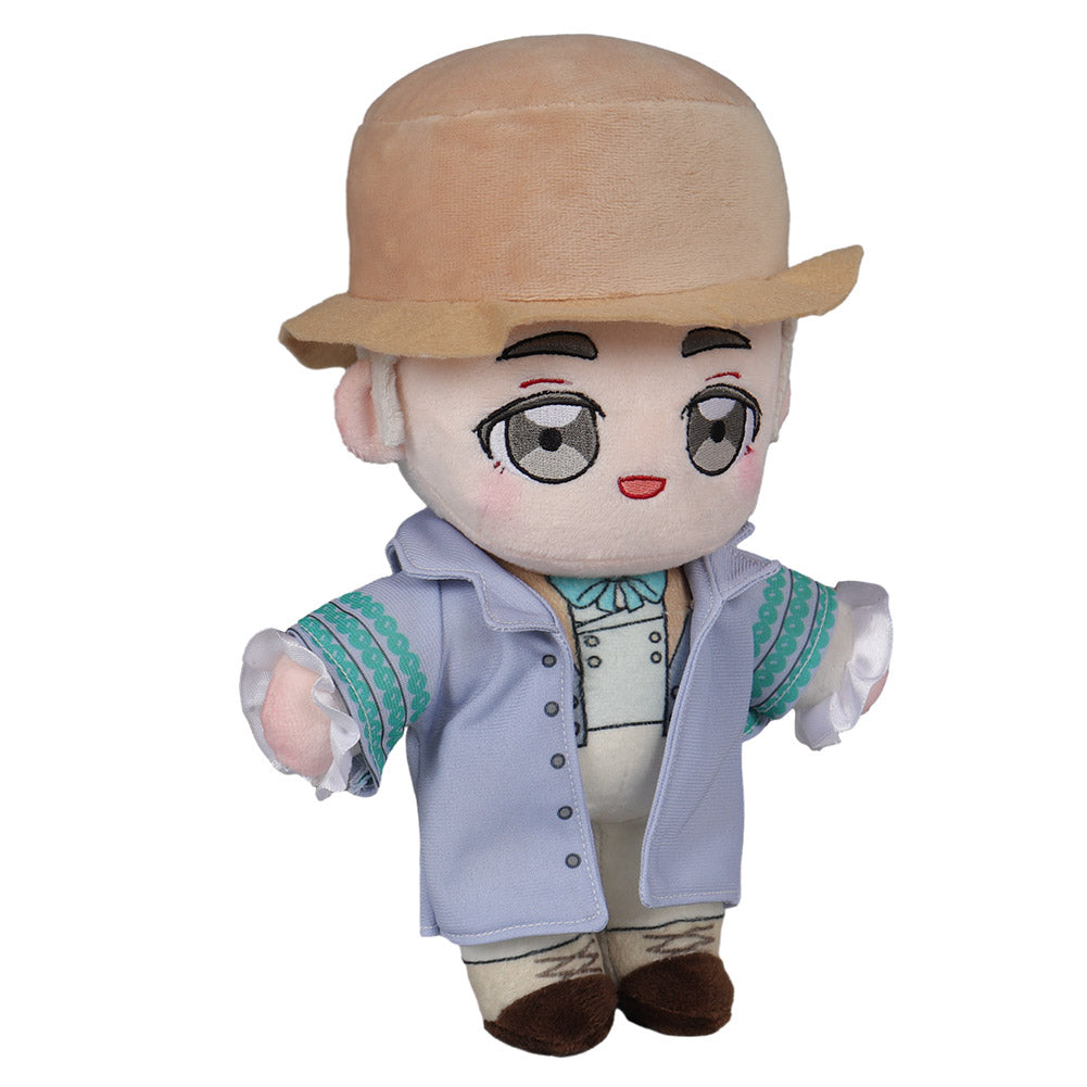 TV Good Omens Aziraphale Doll Cosplay Plush Toys Cartoon Soft Stuffed Dolls Mascot Birthday Xmas Gift