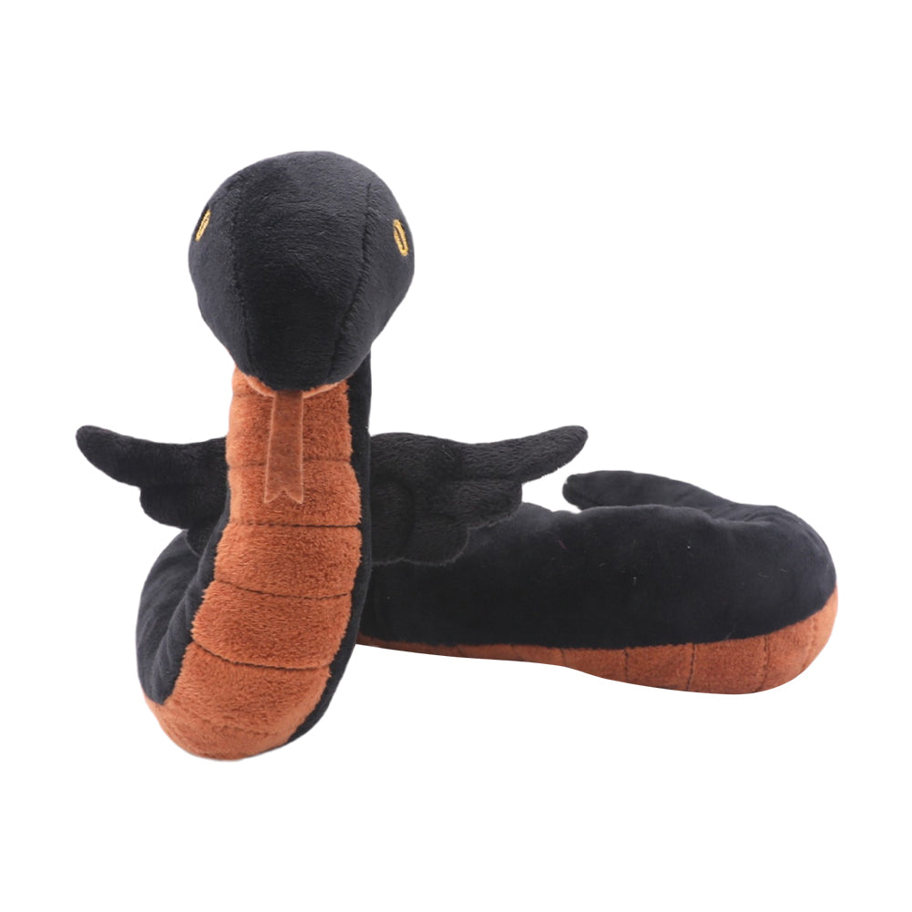 60CM Black Snake Plush Toys Cartoon Soft Stuffed Dolls Mascot Birthday Xmas Halloween Gift