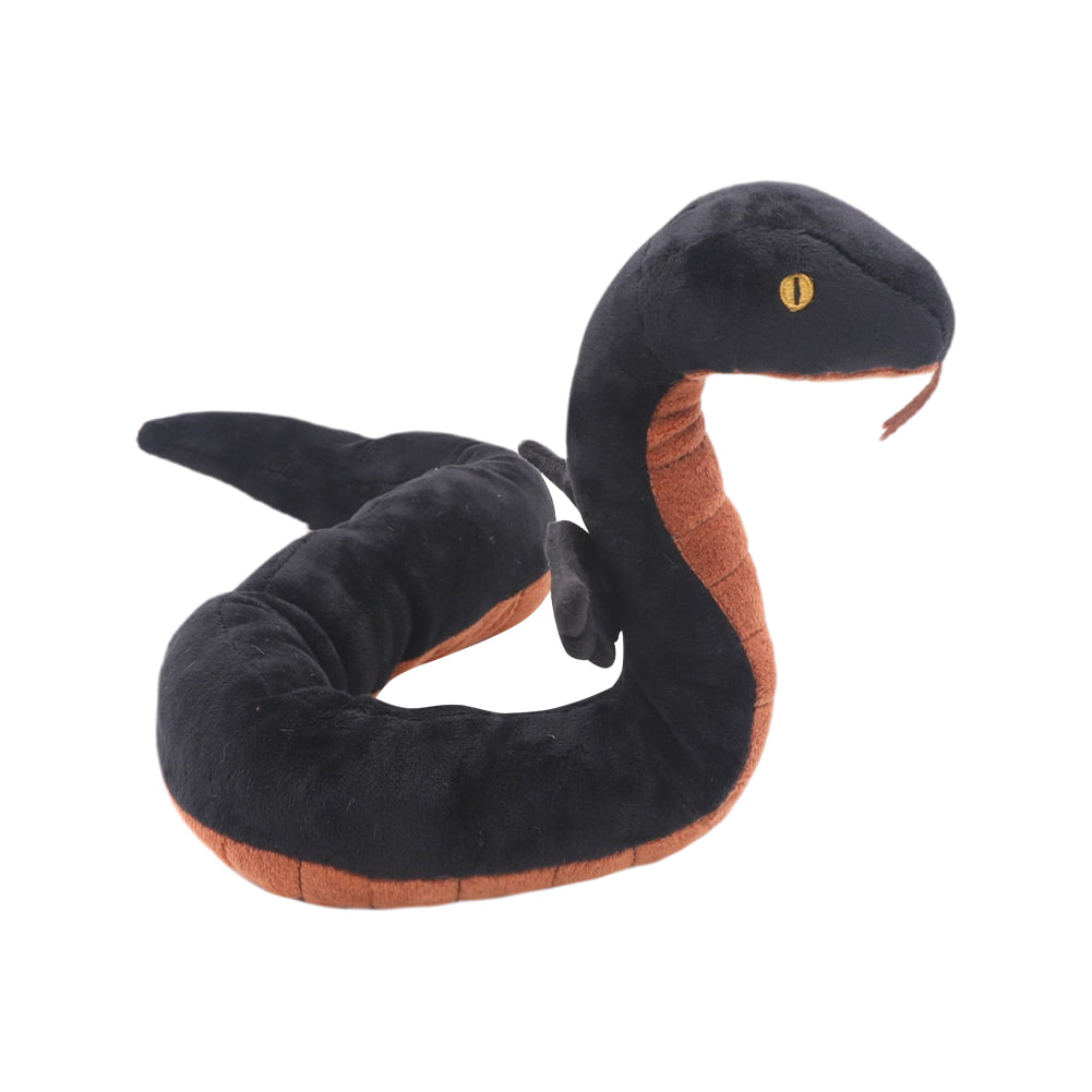 60CM Black Snake Plush Toys Cartoon Soft Stuffed Dolls Mascot Birthday Xmas Halloween Gift