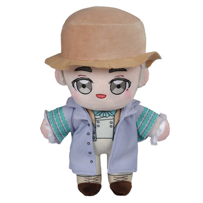 TV Good Omens Aziraphale Doll Cosplay Plush Toys Cartoon Soft Stuffed Dolls Mascot Birthday Xmas Gift