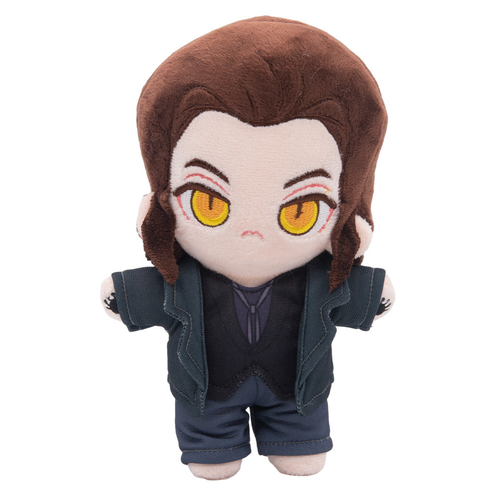 TV Good Omens Crowley Demon Cosplay Plush Toys Cartoon Soft Stuffed Dolls Mascot Birthday Xmas Gift