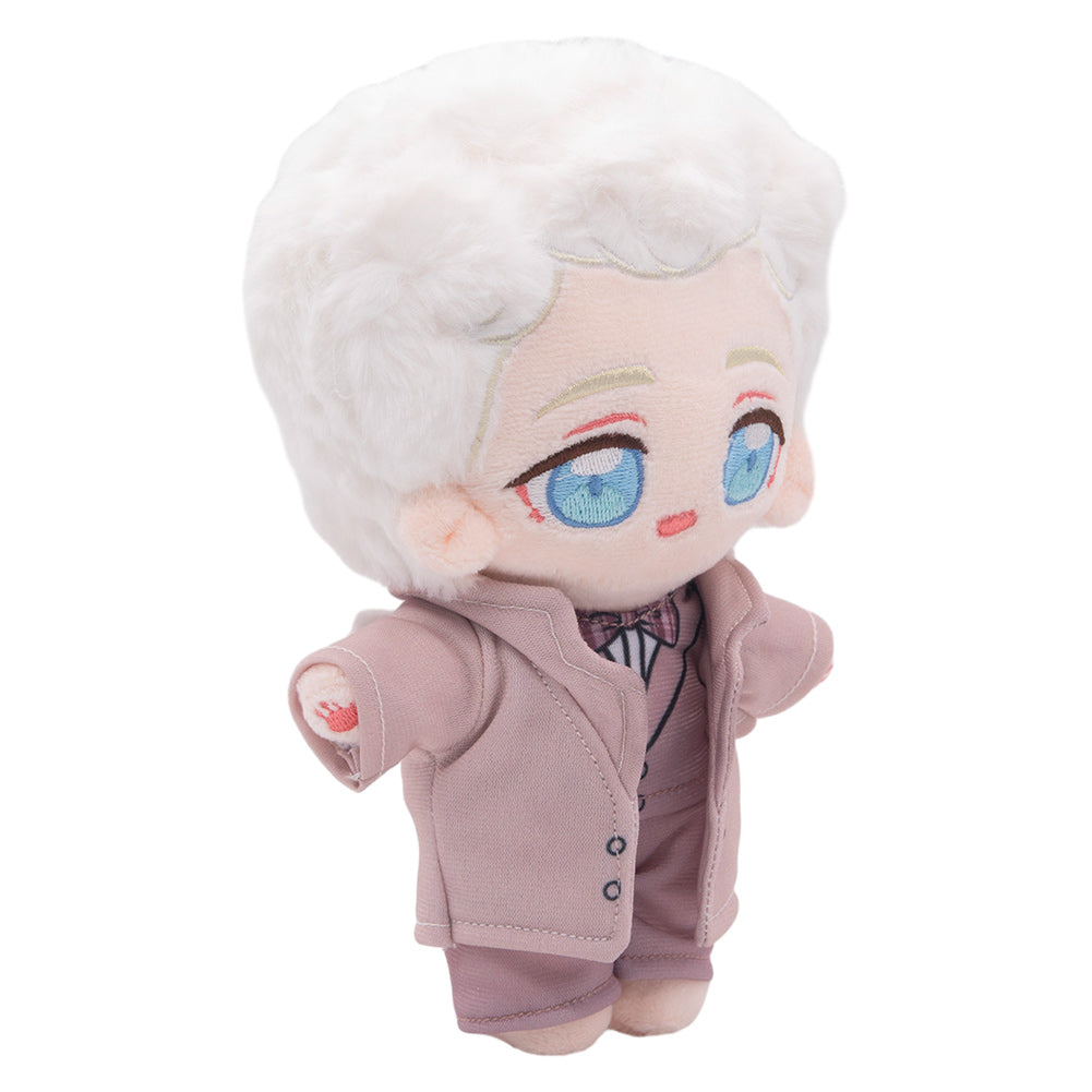 TV Good Omens Aziraphale Angle Cosplay Plush Toys Cartoon Soft Stuffed Dolls Mascot Birthday Xmas Gift