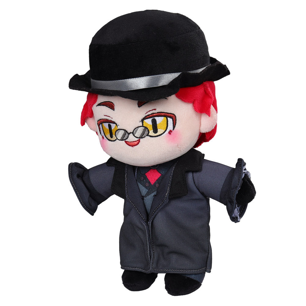 TV Good Omens Crowley Cosplay Plush Toys Cartoon Soft Stuffed Dolls Mascot Birthday Xmas Gift