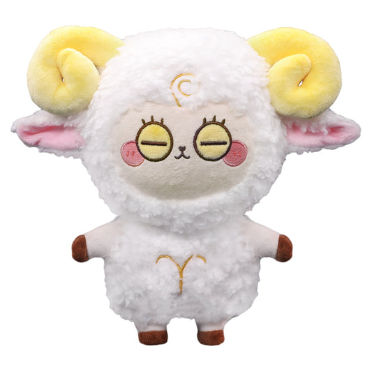 Aries Cosplay Plush Toys Cartoon Sheep Soft Stuffed Animals Constellation Dolls Mascot Birthday Xmas Gift- Original