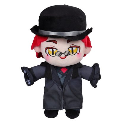 TV Good Omens Crowley Cosplay Plush Toys Cartoon Soft Stuffed Dolls Mascot Birthday Xmas Gift