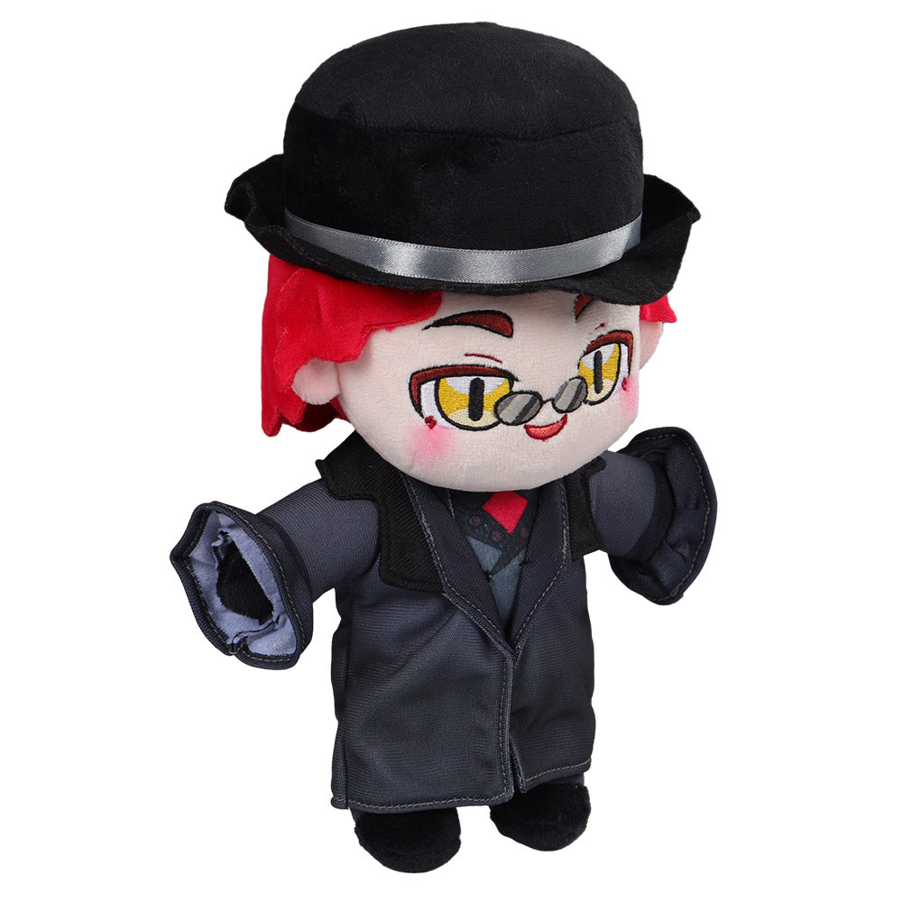 TV Good Omens Crowley Cosplay Plush Toys Cartoon Soft Stuffed Dolls Mascot Birthday Xmas Gift