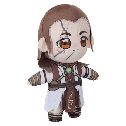 Game Baldur's Gate Druid Halsin Brown Cosplay Plush Toys Cartoon Soft Stuffed Dolls Mascot Birthday Xmas Gift