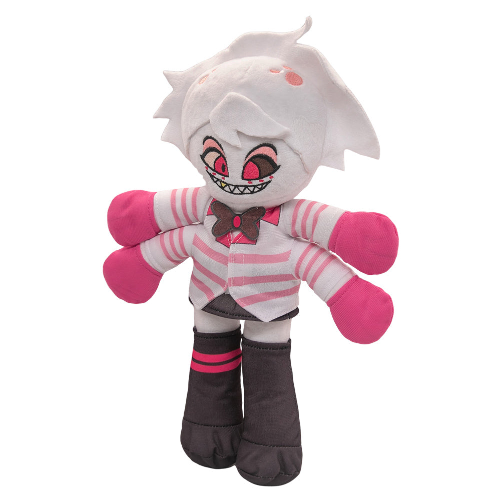 Horror Dolls Pink Angel Dust Cosplay Plush Toys Cartoon Soft Stuffed Dolls Mascot Birthday Xmas Gift