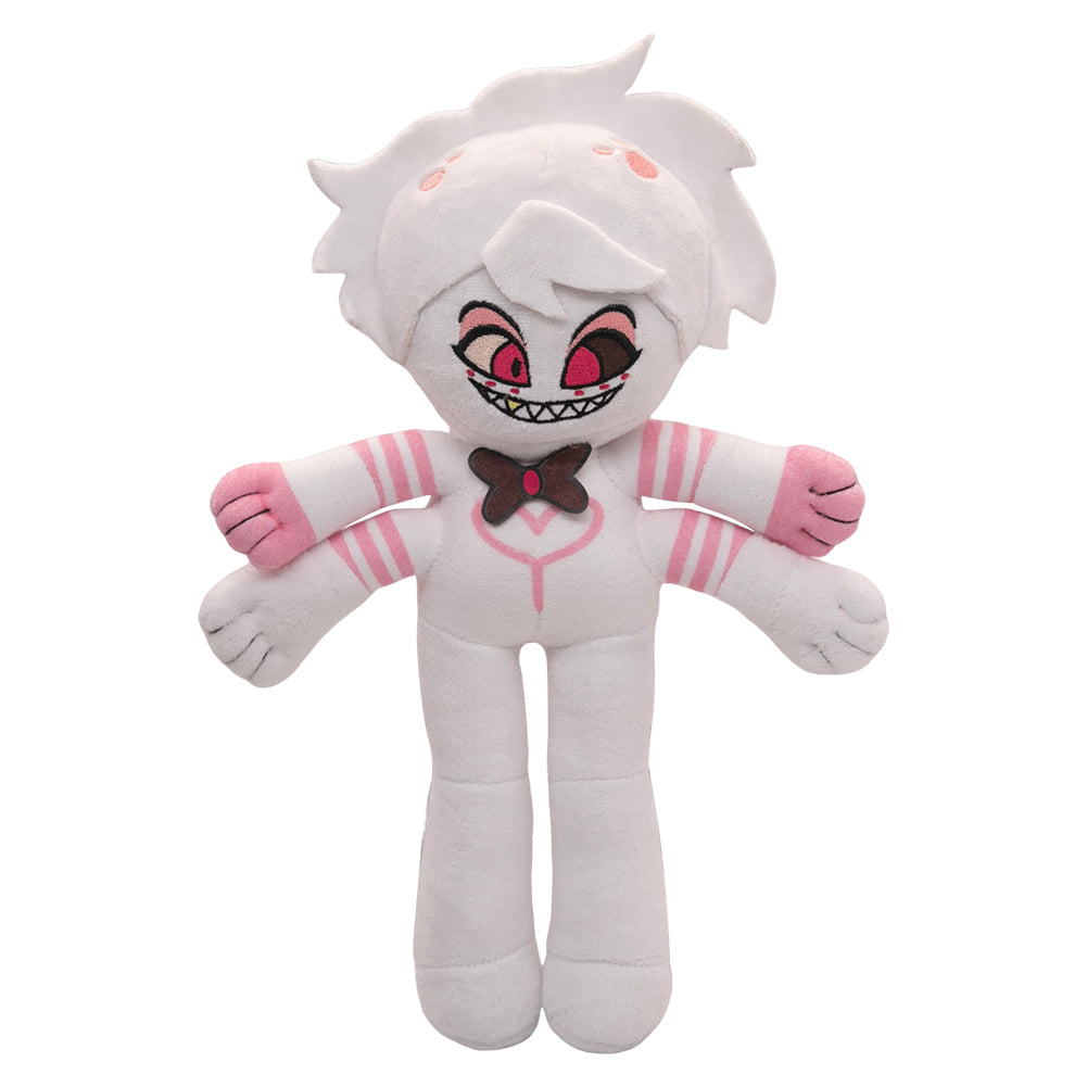 Horror Dolls Pink Angel Dust Cosplay Plush Toys Cartoon Soft Stuffed Dolls Mascot Birthday Xmas Gift