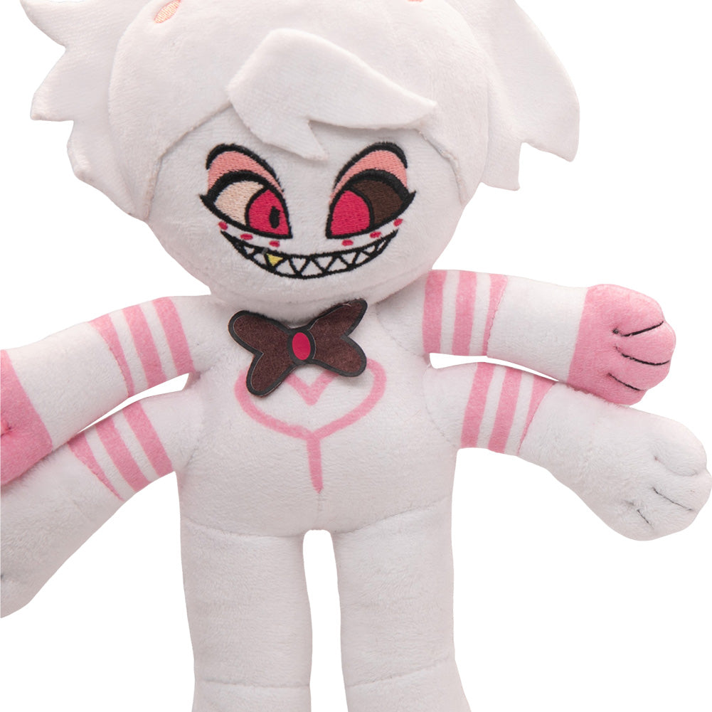 Horror Dolls Pink Angel Dust Cosplay Plush Toys Cartoon Soft Stuffed Dolls Mascot Birthday Xmas Gift