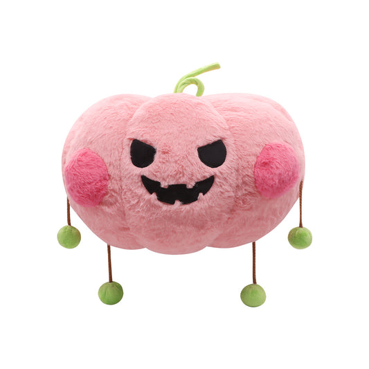 Pink Halloween Decor Pumpkin Cosplay Plush Toys Cartoon Soft Stuffed Dolls Mascot Birthday Xmas Gift-Original