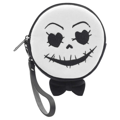Skeleton Face Print Coin Purse Purse Bag Key Wallet Storage Bag Pouch Gifts Halloween Decor-Original